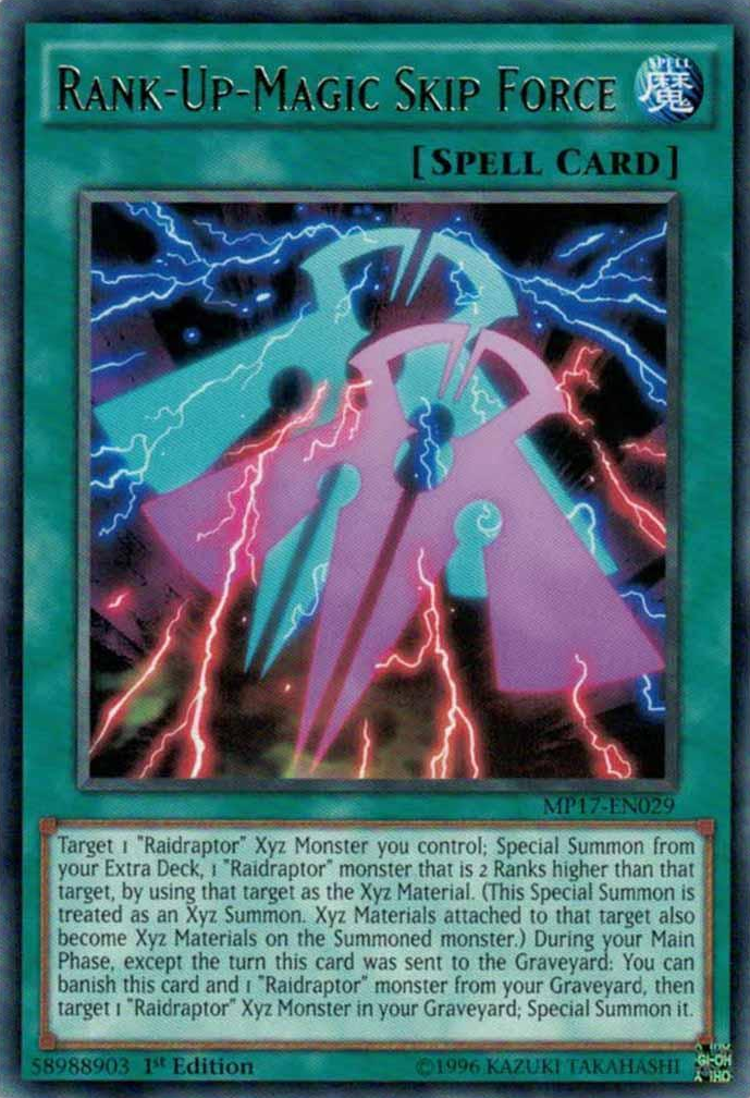 Rank-Up-Magic Skip Force [MP17-EN029] Rare | Arkham Games and Comics