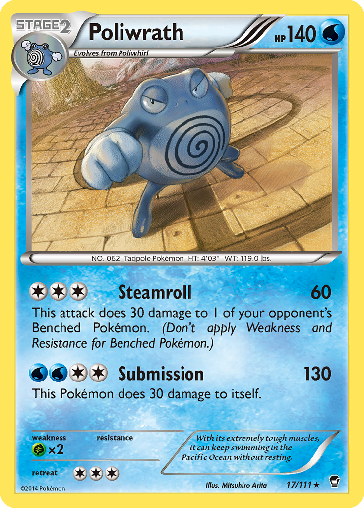 Poliwrath (17/111) [XY: Furious Fists] | Arkham Games and Comics