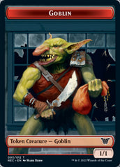 Smoke Blessing // Goblin Double-sided Token [Kamigawa: Neon Dynasty Commander Tokens] | Arkham Games and Comics