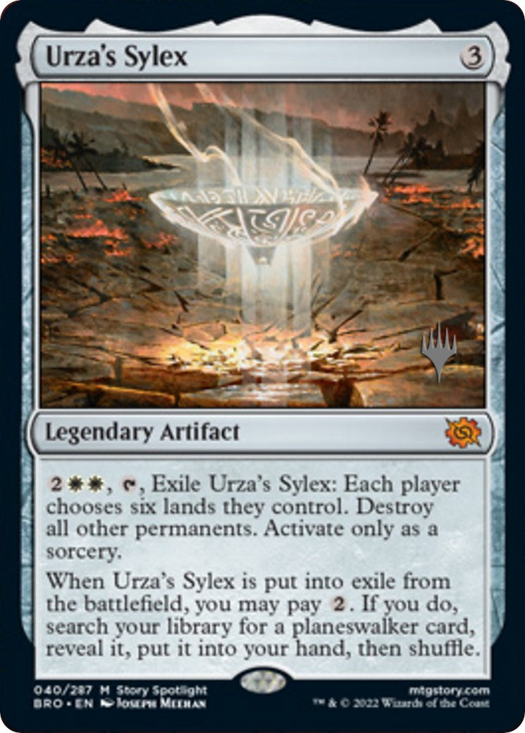 Urza's Sylex (Promo Pack) [The Brothers' War Promos] | Arkham Games and Comics