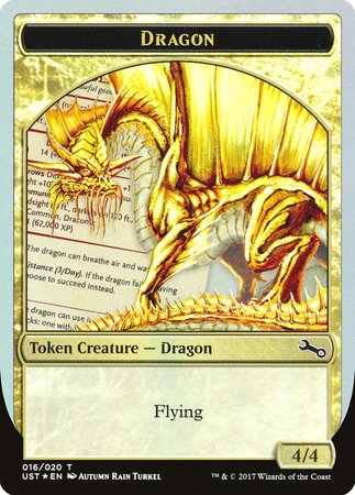 Gold Dragon Token [Unstable Tokens] | Arkham Games and Comics