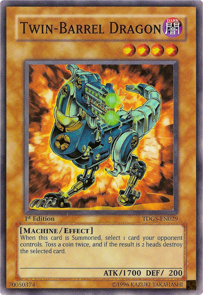 Twin-Barrel Dragon [TDGS-EN029] Super Rare | Arkham Games and Comics