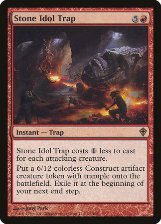 Stone Idol Trap [Worldwake] | Arkham Games and Comics