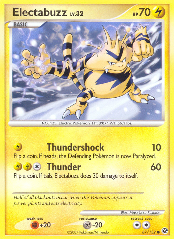 Electabuzz (87/132) [Diamond & Pearl: Secret Wonders] | Arkham Games and Comics