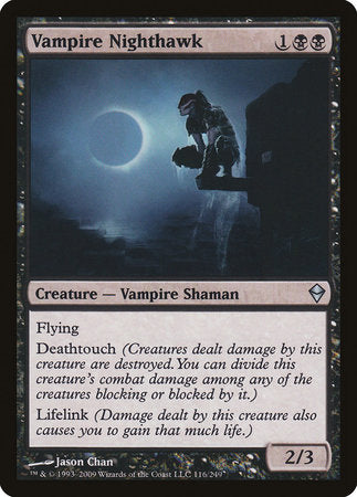 Vampire Nighthawk [Zendikar] | Arkham Games and Comics