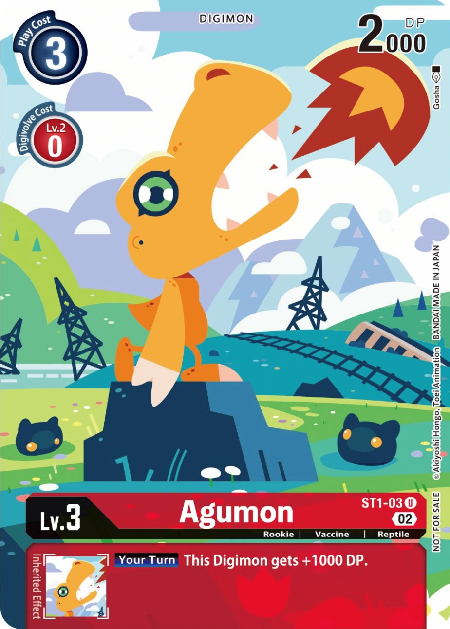 Agumon [ST1-03] (Box Topper) [Dimensional Phase] | Arkham Games and Comics