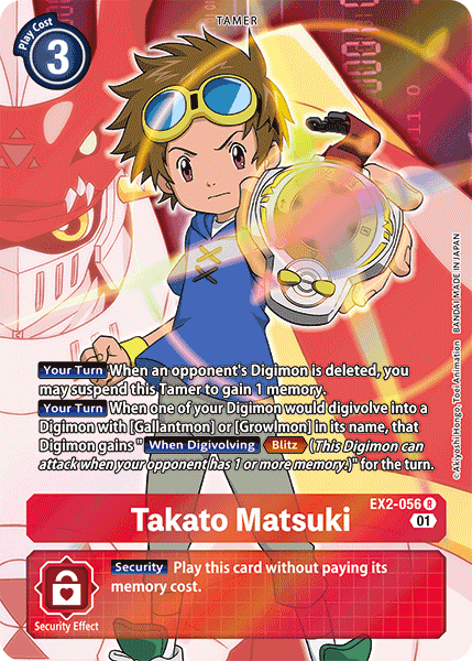 Takato Matsuki [EX2-056] (Alternate Art) [Digital Hazard] | Arkham Games and Comics