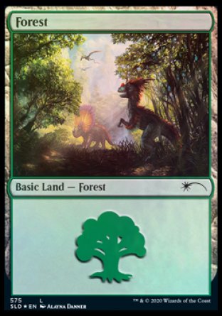 Forest (Dinosaurs) (575) [Secret Lair Drop Promos] | Arkham Games and Comics