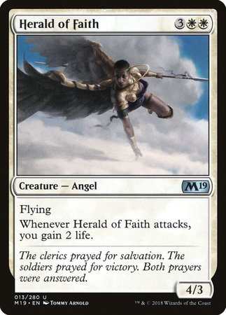 Herald of Faith [Core Set 2019] | Arkham Games and Comics