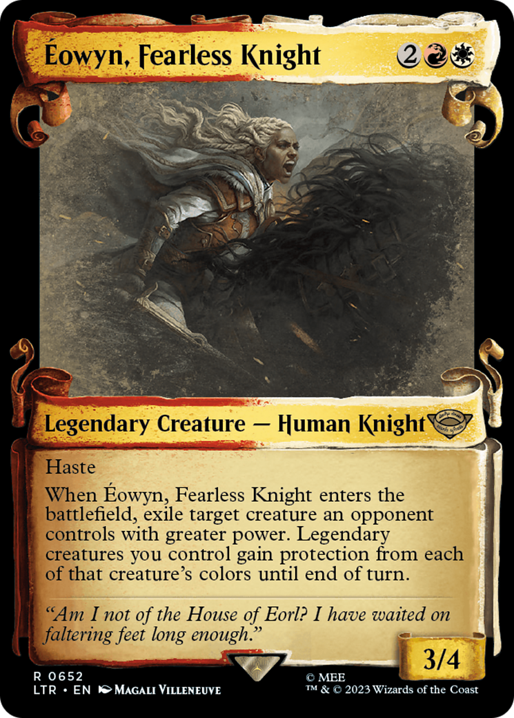 Eowyn, Fearless Knight [The Lord of the Rings: Tales of Middle-Earth Showcase Scrolls] | Arkham Games and Comics