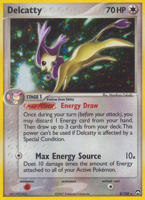 Delcatty (8/108) (Theme Deck Exclusive) [EX: Power Keepers] | Arkham Games and Comics