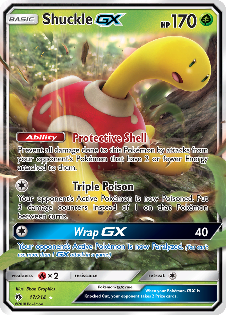 Shuckle GX (17/214) [Sun & Moon: Lost Thunder] | Arkham Games and Comics