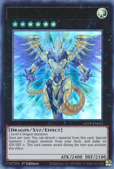 Hieratic Dragon King of Atum [GFTP-EN051] Ultra Rare | Arkham Games and Comics