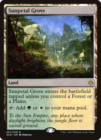 Sunpetal Grove [Ixalan Promos] | Arkham Games and Comics