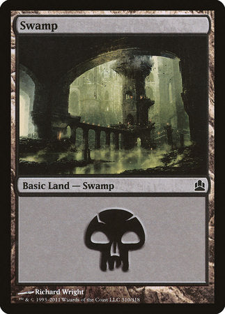 Swamp (310) [Commander 2011] | Arkham Games and Comics