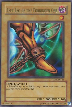 Left Leg of the Forbidden One [LOB-EN121] Ultra Rare | Arkham Games and Comics
