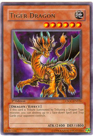 Tiger Dragon [CSOC-EN036] Rare | Arkham Games and Comics