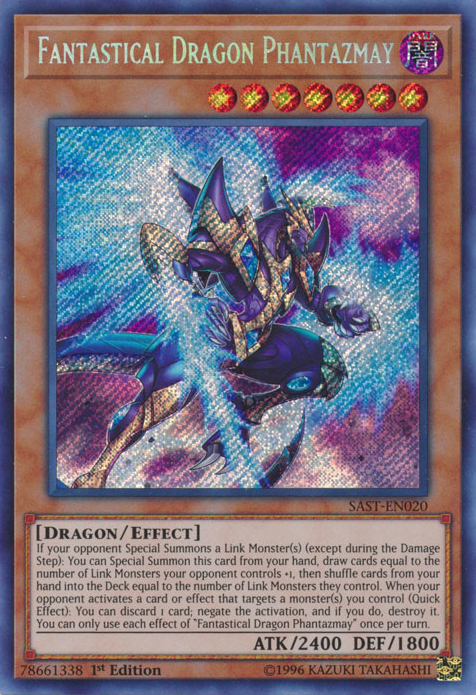 Fantastical Dragon Phantazmay [SAST-EN020] Secret Rare | Arkham Games and Comics