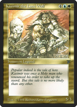 Kasimir the Lone Wolf [Legends] | Arkham Games and Comics