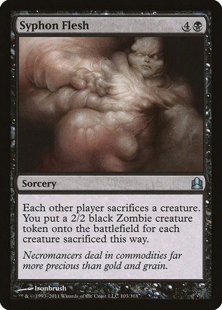 Syphon Flesh [Commander 2011] | Arkham Games and Comics