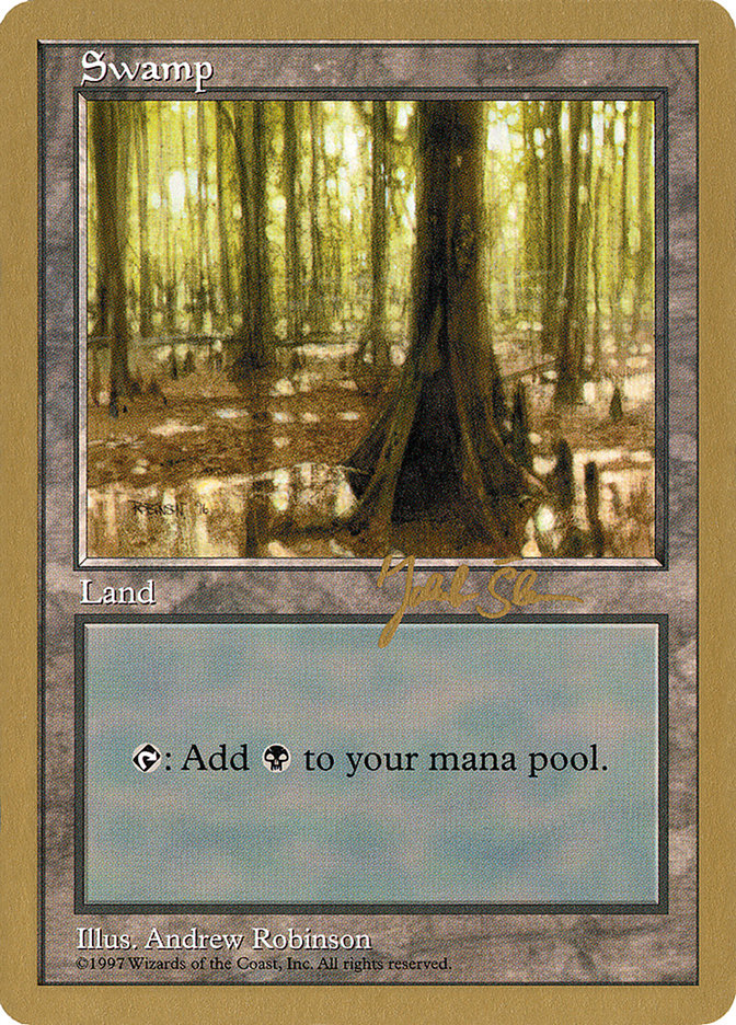 Swamp (js439) (Jakub Slemr) [World Championship Decks 1997] | Arkham Games and Comics