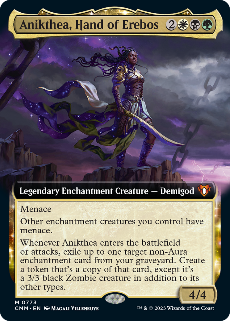 Anikthea, Hand of Erebos (Extended Art) [Commander Masters] | Arkham Games and Comics