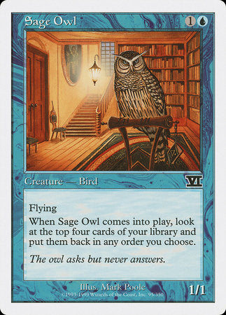 Sage Owl [Classic Sixth Edition] | Arkham Games and Comics