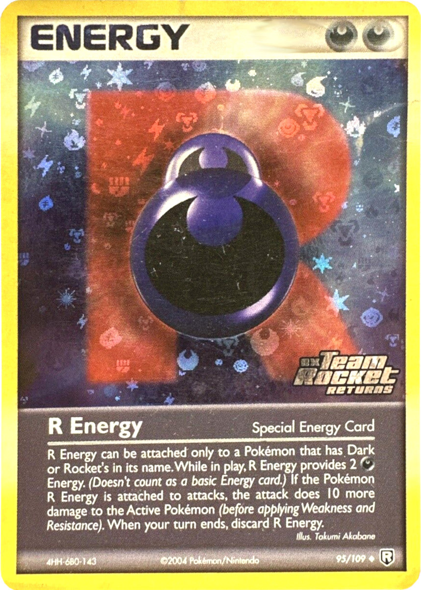 R Energy (95/109) (Stamped) [EX: Team Rocket Returns] | Arkham Games and Comics