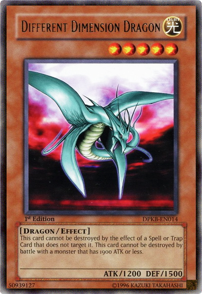 Different Dimension Dragon [DPKB-EN014] Rare | Arkham Games and Comics