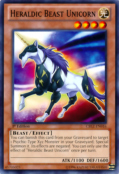 Heraldic Beast Unicorn [CBLZ-EN016] Common | Arkham Games and Comics