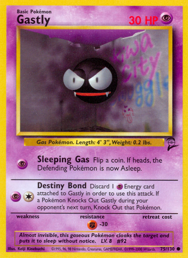 Gastly (75/130) [Base Set 2] | Arkham Games and Comics