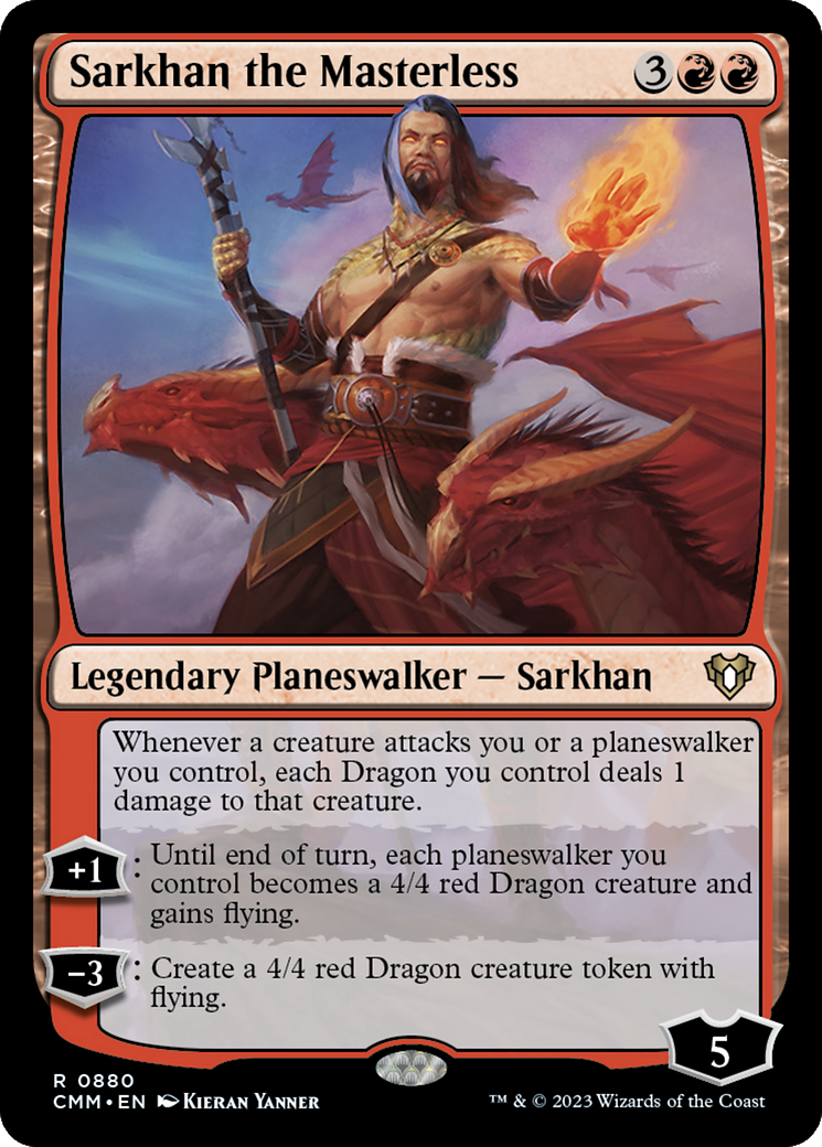 Sarkhan the Masterless [Commander Masters] | Arkham Games and Comics