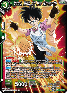 Videl, With All Her Strength (BT14-067) [Cross Spirits] | Arkham Games and Comics