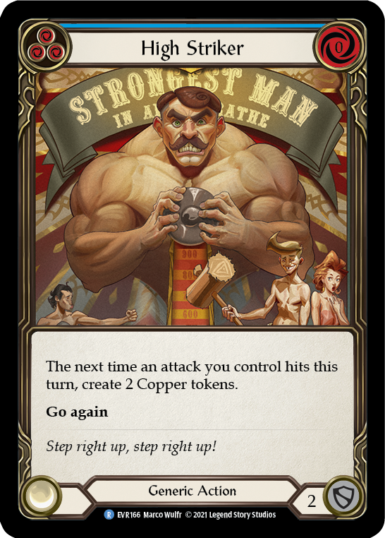 High Striker (Blue) [EVR166] (Everfest)  1st Edition Normal | Arkham Games and Comics