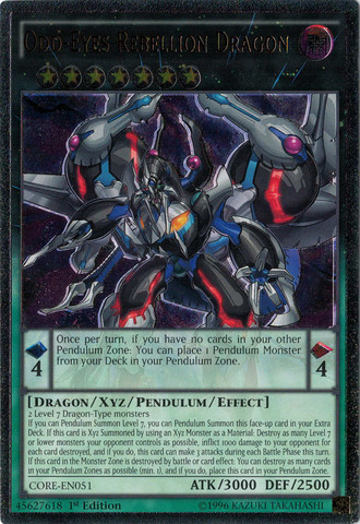 Odd-Eyes Rebellion Dragon [CORE-EN051] Ultimate Rare | Arkham Games and Comics