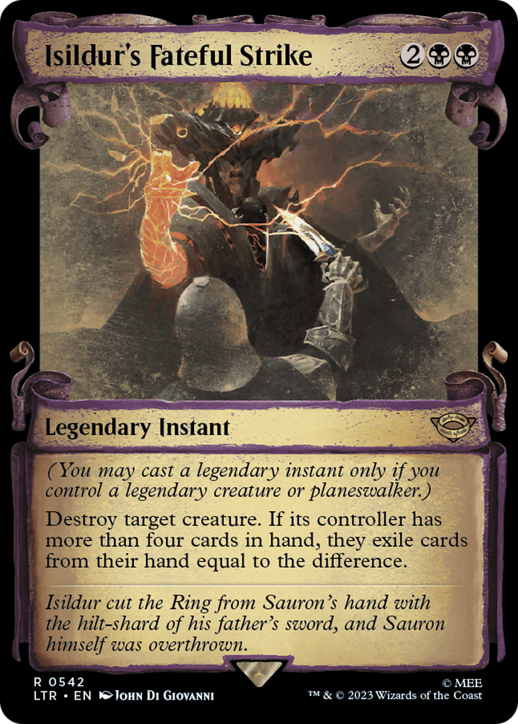 Isildur's Fateful Strike [The Lord of the Rings: Tales of Middle-Earth Showcase Scrolls] | Arkham Games and Comics
