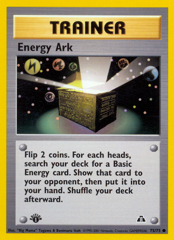 Energy Ark (75/75) [Neo Discovery 1st Edition] | Arkham Games and Comics