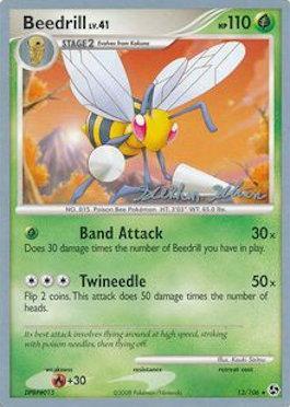 Beedrill LV.41 (13/106) (Luxdrill - Stephen Silvestro) [World Championships 2009] | Arkham Games and Comics