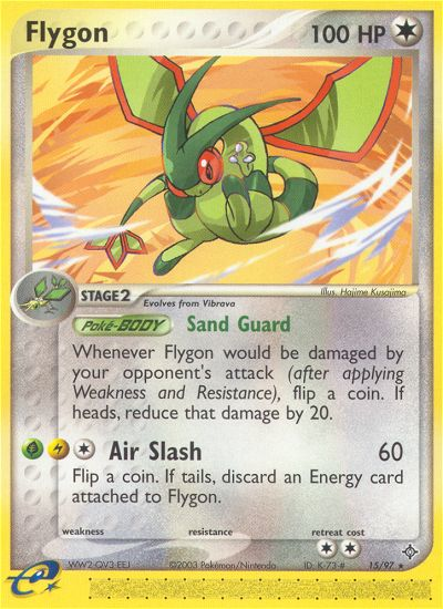 Flygon (15/97) [EX: Dragon] | Arkham Games and Comics