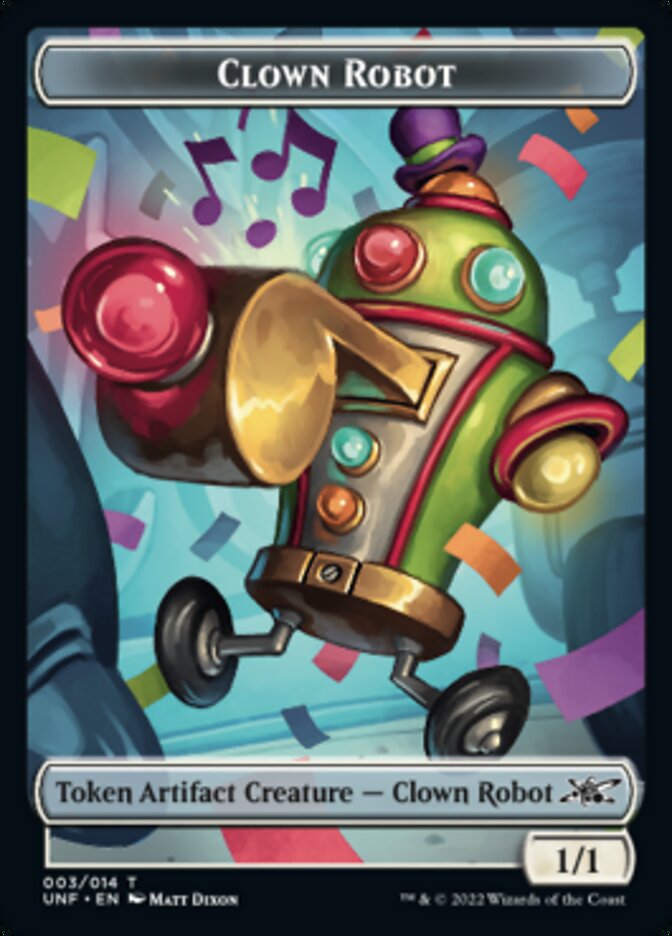 Clown Robot (003) Token [Unfinity Tokens] | Arkham Games and Comics