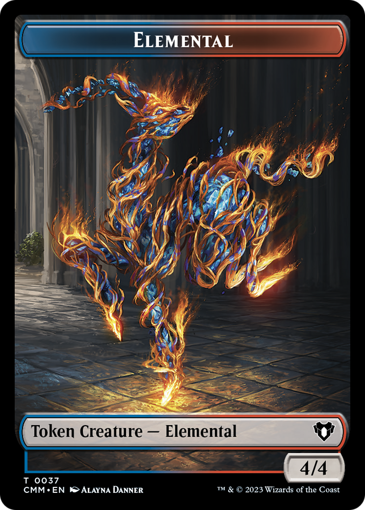 Elemental Token (37) [Commander Masters Tokens] | Arkham Games and Comics