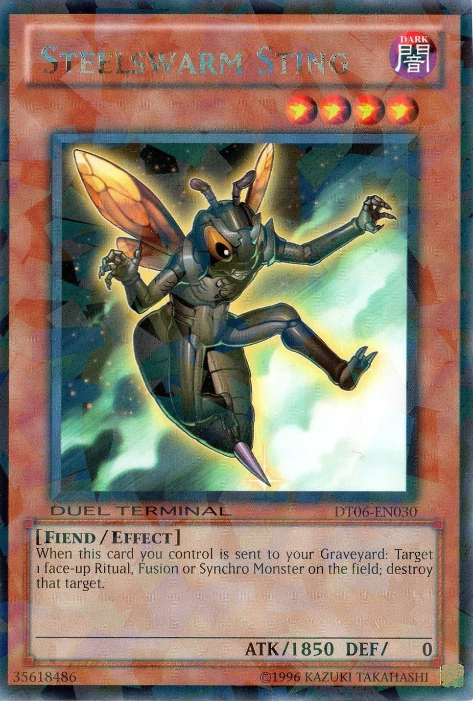 Steelswarm Sting [DT06-EN030] Rare | Arkham Games and Comics