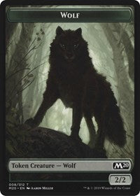 Zombie // Wolf Double-Sided Token [Game Night 2019 Tokens] | Arkham Games and Comics