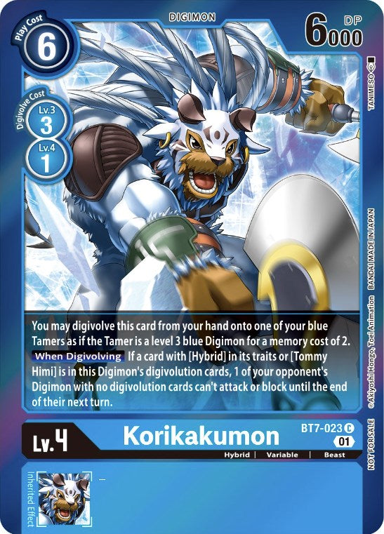 Korikakumon [BT7-023] (Event Pack 3) [Next Adventure Promos] | Arkham Games and Comics