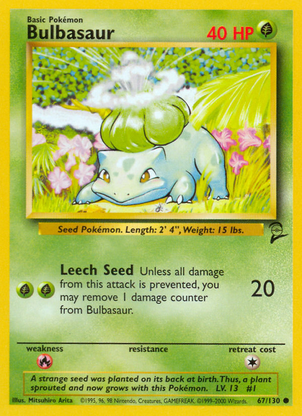 Bulbasaur (67/130) [Base Set 2] | Arkham Games and Comics