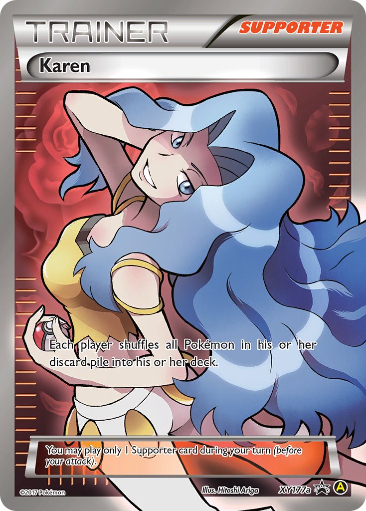 Karen (XY177a) [Alternate Art Promos] | Arkham Games and Comics