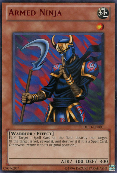 Armed Ninja (Red) [DL13-EN001] Rare | Arkham Games and Comics