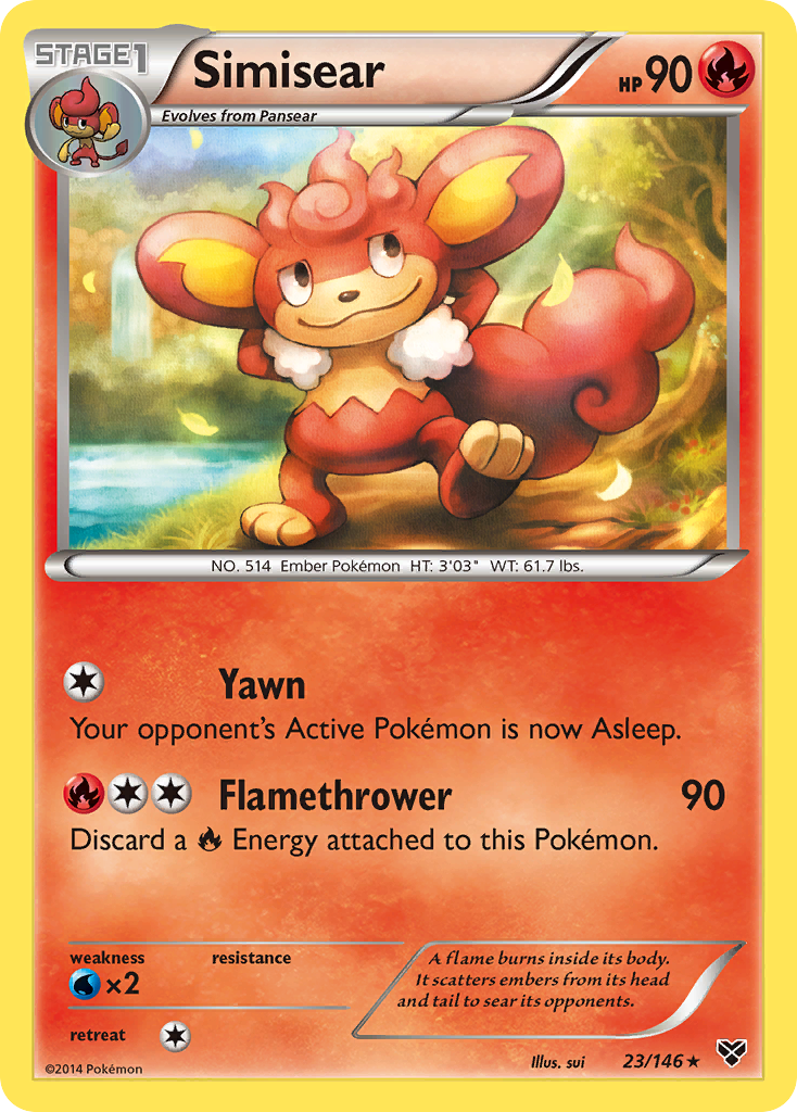 Simisear (23/146) [XY: Base Set] | Arkham Games and Comics