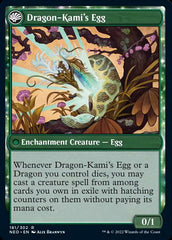 The Dragon-Kami Reborn // Dragon-Kami's Egg [Kamigawa: Neon Dynasty] | Arkham Games and Comics