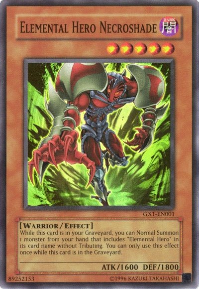 Elemental Hero Necroshade [GX1-EN001] Super Rare | Arkham Games and Comics